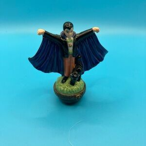 PHB Porcelain Hinged Trinket Box Dracula Fall Holiday Series